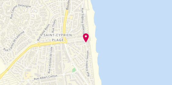 Plan de SELARL Pharmacie Santini Marie -Claude, Résidence Athena
Place Maillol, 66750 Saint-Cyprien