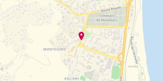 Plan de Pharmacie Saint-Pierre Bastia Chiarelli, Avenue Paul Giacobbi Montesoro, 20600 Bastia