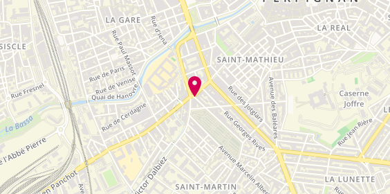 Plan de Grande Pharmacie Saint Martin, 95 Rue Maréchal Foch, 66000 Perpignan