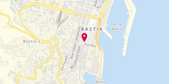 Plan de Pharmacie Balesi, 19 Rue César Campinchi, 20200 Bastia