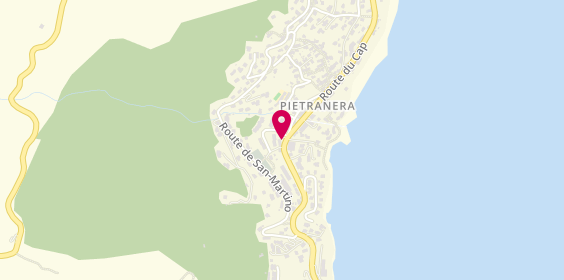 Plan de Pharmacie de Pietranera, 17 Route du Cap, 20200 San-Martino-di-Lota