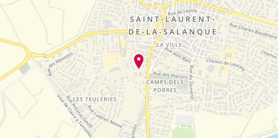 Plan de Pharmacie du Pôle Médical, 4 Rue Dr Marques, 66250 Saint-Laurent-de-la-Salanque