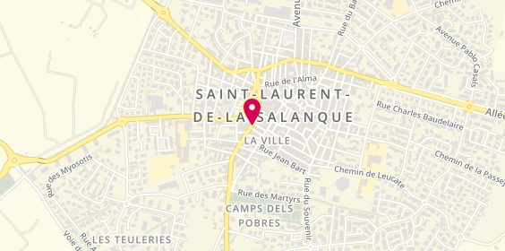 Plan de Pharmacie la Laurentaise, 1 Boulevard Nicolas Canal, 66250 Saint-Laurent-de-la-Salanque