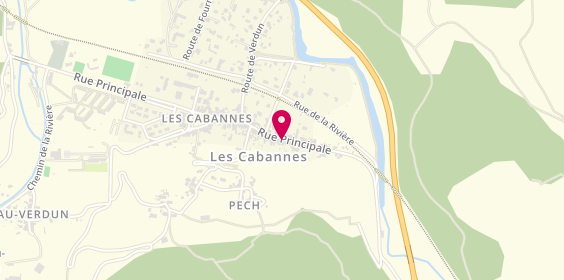 Plan de Pharmacie Fraisse, 87 Route Principale, 09310 Les Cabannes