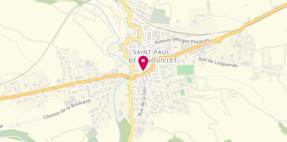 Plan de Pharmacie Centrale, 91 Avenue Jean Moulin, 66220 Saint-Paul-de-Fenouillet