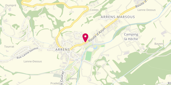 Plan de Pharmacie du Val d'Azun, 37 Route d'Azun, 65400 Arrens-Marsous