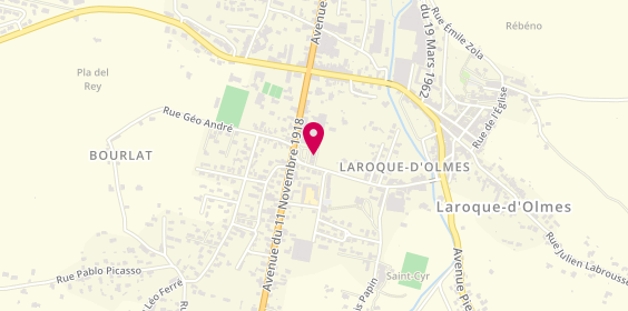 Plan de Pharmacie Castillanes, Quartier Castillanes, 09600 Laroque-d'Olmes
