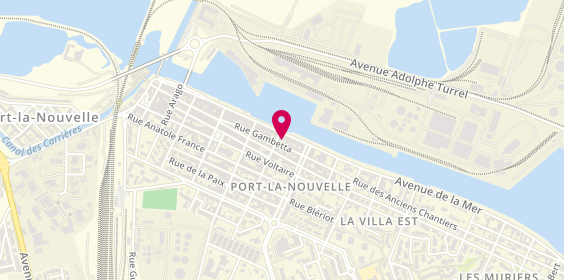 Plan de Pharmacie du Port, 484 Quai du Port, 11210 Port-la-Nouvelle