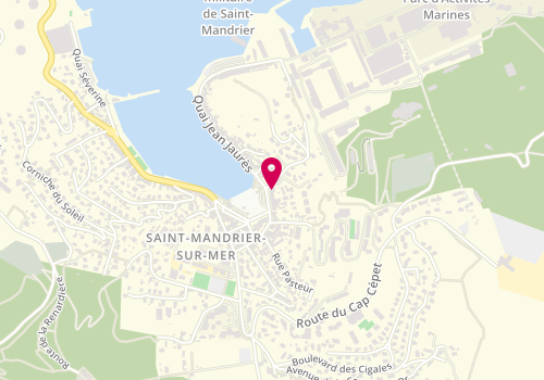 Plan de Pharmacie du Port, 7 place des Résistants, 83430 Saint-Mandrier-sur-Mer