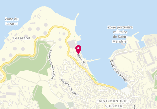 Plan de Pharmacie le Creux Saint Georges, Quai Séverine, 83430 Saint-Mandrier-sur-Mer