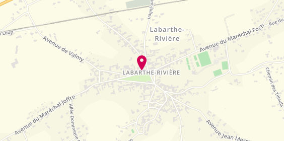Plan de Pharmacie Baudoux, 8 Boulevard de Verdun, 31800 Labarthe-Rivière