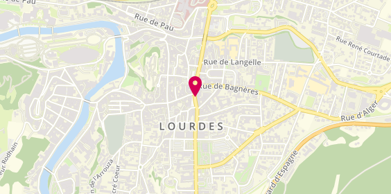 Plan de Pharmacie LECLERCQ Marc, 13 Place Marcadal C, 65100 Lourdes