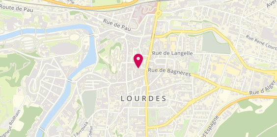 Plan de Pharmacie Centrale, 9 Place Peyramale, 65100 Lourdes