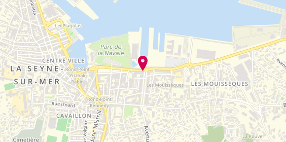 Plan de Pharmacie Desmoulins, 325 Cours Toussaint Merle Maire, 83500 La Seyne-sur-Mer