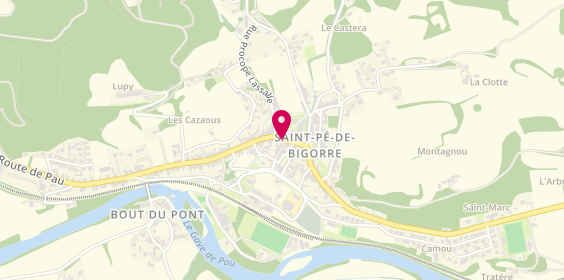 Plan de Pharmacie des Génies, 13 Rue du General de Gaulle, 65270 Saint-Pé-de-Bigorre