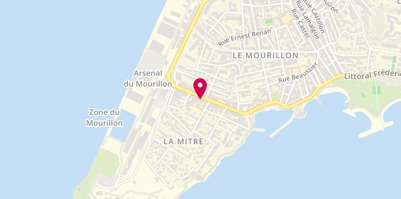 Plan de Pharmacie de la Mitre, 140 Boulevard du Docteur Cuneo, 83100 Toulon