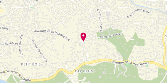 Plan de Pharmacie du Cap Brun, 581 Boulevard Docteur Amouretti, 83000 Toulon