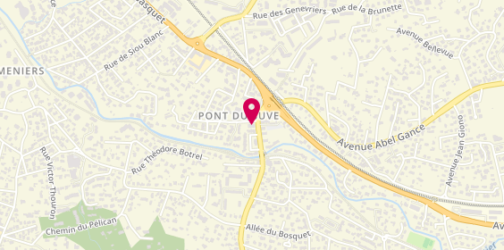 Plan de Pharmacie du Pont de Suve, 104 Boulevard Enseigne de Vaisseau Gués, 83100 Toulon