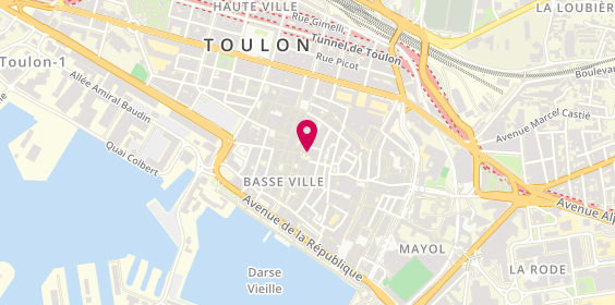 Plan de Pharmacie d'Alger, 14 Rue Hoche, 83000 Toulon