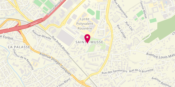 Plan de Alphega Pharmacie, Résidence Tilleuls Quartier Saint Musse
1060 Boulevard des Armaris, 83100 Toulon