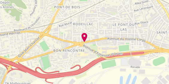 Plan de Pharmacie Plein Soleil, 832 Avenue du Xveme Corps, 83200 Toulon