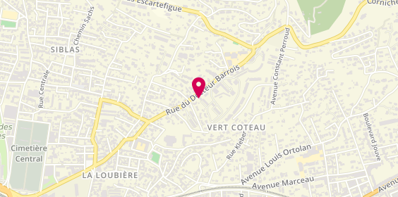 Plan de Pharmacie Cité Amiral Evenou, 432 Rue du Dr Barrois, 83000 Toulon