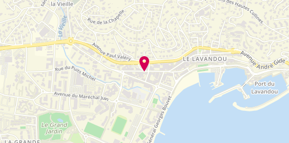 Plan de Pharmacie Centrale, Avenue des Martyrs de la Resi, 83980 Le Lavandou