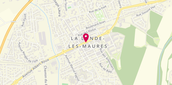 Plan de Grande Pharmacie Clémenceau, 10 Avenue Georges Clemenceau, 83250 La Londe-les-Maures