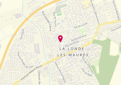 Plan de Pharmacie des Ecoles, 8 Place André Allègre, 83250 La Londe-les-Maures
