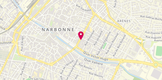 Plan de Aprium Pharmacie, 18 Boulevard Gambetta, 11100 Narbonne
