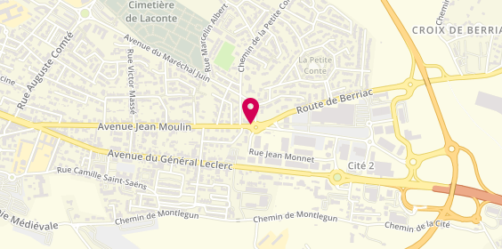 Plan de Pharmacie Lb Pharm, 117 Avenue Jean Moulin, 11000 Carcassonne
