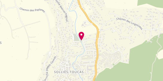 Plan de Pharmacie de la Vallee, 1 Avenue du Sous-Marin Casabianca, 83210 Solliès-Toucas