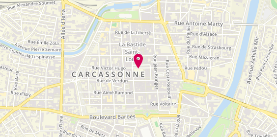 Plan de Pharmacie SARCOS Pierre, 9 Place Carnot, 11000 Carcassonne