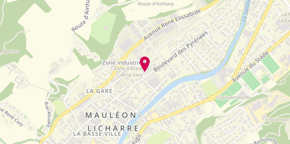 Plan de Pharmacie de la Soule, 35 Boulevard des Pyrénées, 64130 Mauléon-Licharre