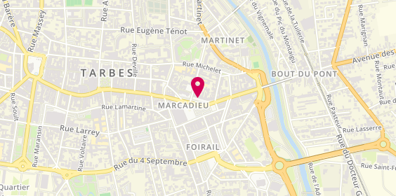 Plan de Pharmacorp, 13 Place Marcadieu, 65000 Tarbes