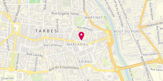 Plan de Pharmacie du Marcadieu, 9 Place Marcadieu, 65000 Tarbes