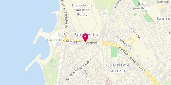Plan de Pharmacie du Centre Bonneveine, Centre Commercial Bonneveine
112 Avenue de Hambourg, 13008 Marseille