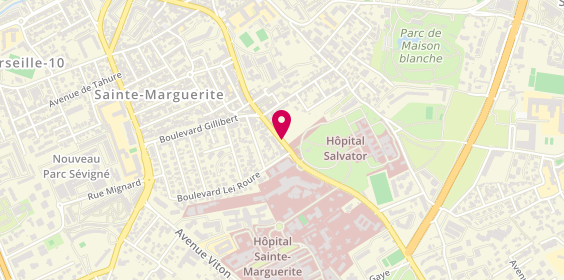 Plan de Pharmacie Adevah, 209 Boulevard de Sainte Marguerite, 13009 Marseille