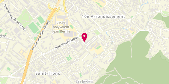 Plan de Pharmacie des Roches, 3 Avenue André Audoli, 13010 Marseille