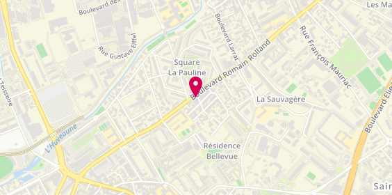 Plan de Pharmacie de la Pauline, 301 Boulevard Romain Rolland, 13009 Marseille