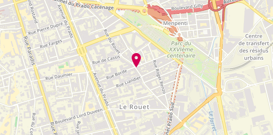 Plan de Pharmacie du Rouet, 145 Rue du Rouet, 13008 Marseille