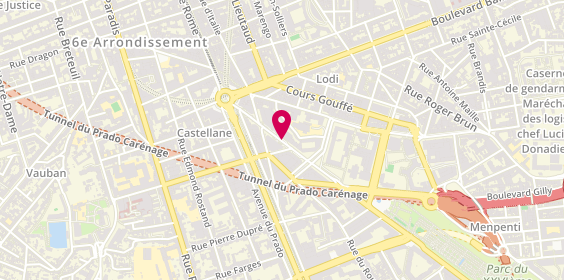 Plan de Aprium Pharmacie, 65 Avenue Jules Cantini, 13006 Marseille
