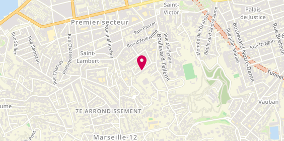 Plan de Pharmacie CALCAGNI Mireille, Ctr Comm le Vendome
101 Traverse de la Fourragere, 13012 Marseille