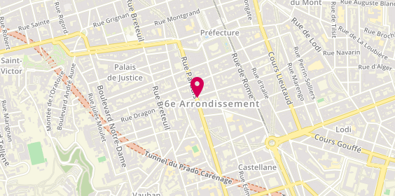 Plan de Pharmacie Dragon Paradis, 135 Rue Paradis, 13006 Marseille