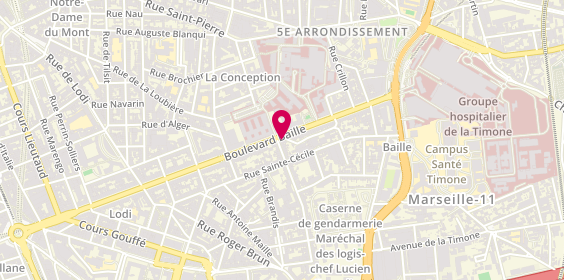 Plan de Pharmacie Vinay, Selas
188 Boulevard Baille, 13005 Marseille