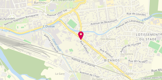 Plan de Pharmacie de l'Avenir, 12 Rue Georges Clemenceau, 64320 Bizanos