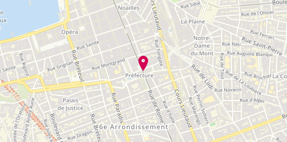 Plan de Pharmacie de la Préfecture, 105A Rue de Rome, 13006 Marseille