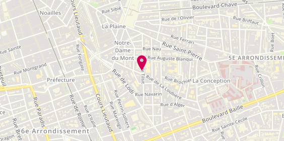 Plan de Pharmacie de Lodi, 99 Rue Tilsit, 13006 Marseille