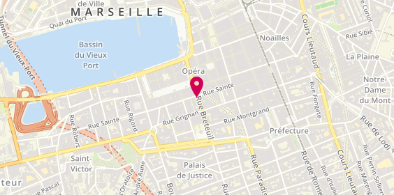 Plan de Pharmacie Phocea Breteuil, 10 Rue Breteuil, 13001 Marseille