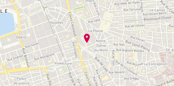 Plan de Pharmacie du Cours Julien, 81 Cours Julien, 13006 Marseille